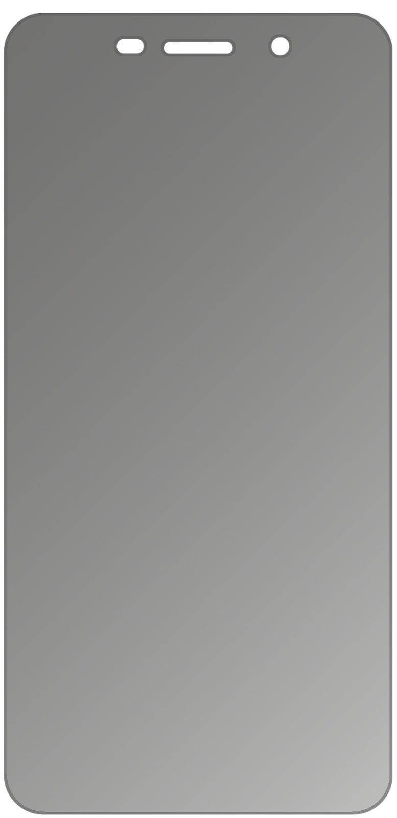dipos Displayschutz für ZTE Blade A602, mattierte Oberfläche, Blickschutzfilter und perfekter Passform