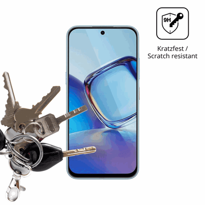 dipos Displayschutz f�r ZTE Blade V80 Vita, transparente Oberfl�che, perfekte Passform auch f�r die Rundungen