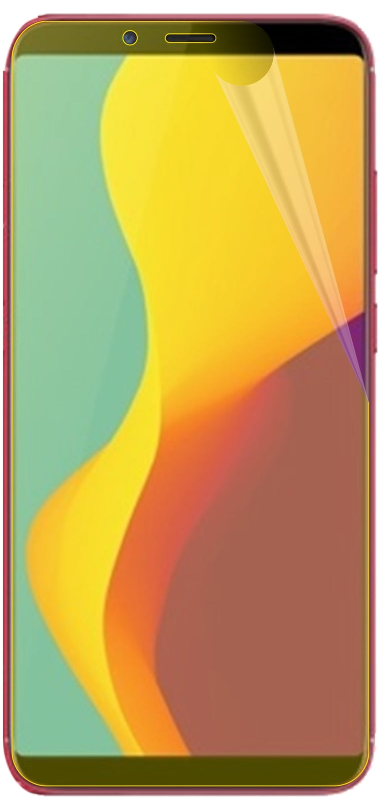 dipos Displayschutz für ZTE Nubia V18, transparente Oberfläche, geringe Dicke und perfekte Passform