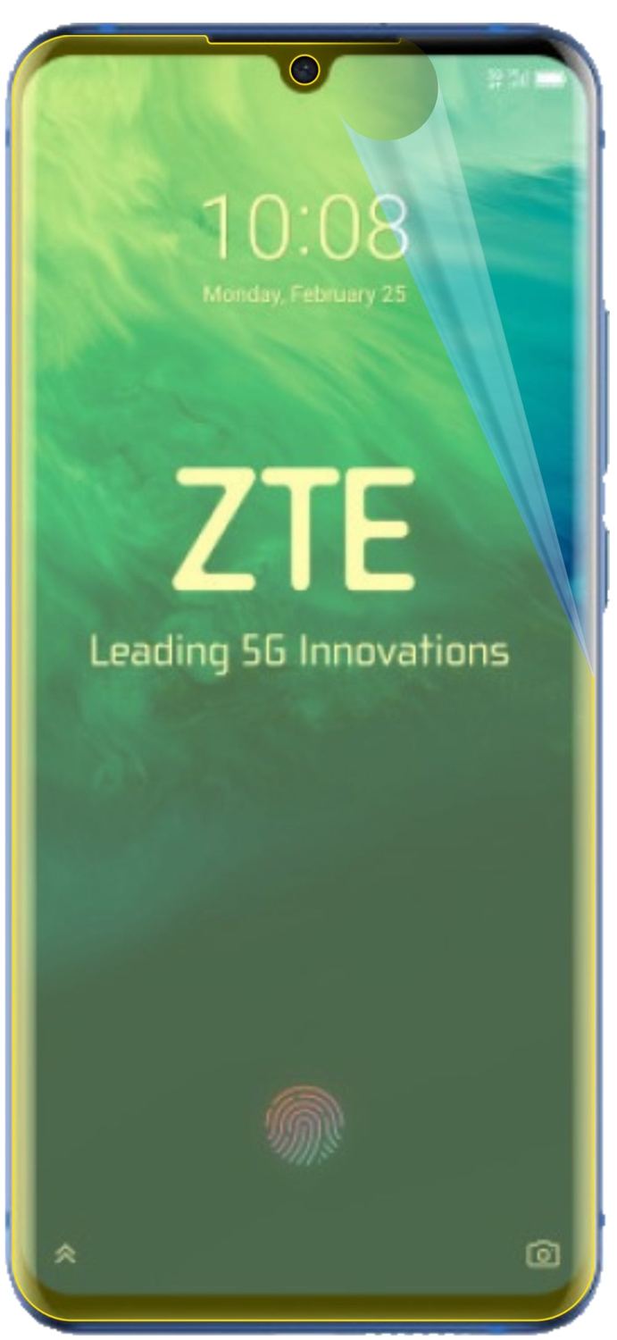 2x Screen Protector for ZTE Axon 10s Pro Protective Film covers 100% dipos Flex