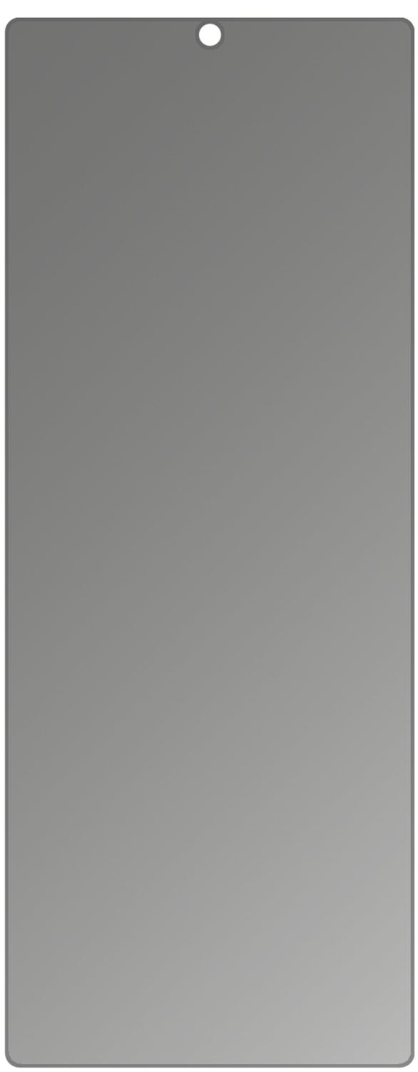 dipos Displayschutz für ZTE Axon 11 5G, mattierte Oberfläche, Blickschutzfilter und perfekter Passform