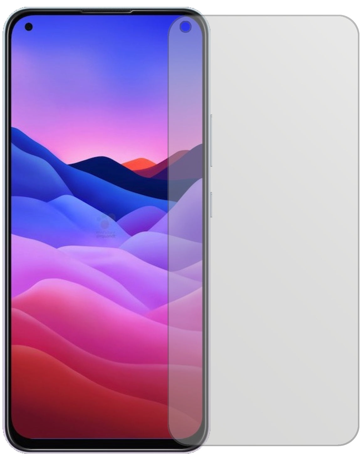 ZTEAxon 11 SE mit aufgebrachter dipos Displayschutzfolie, die lästige Fingerabdrücke minimiert
