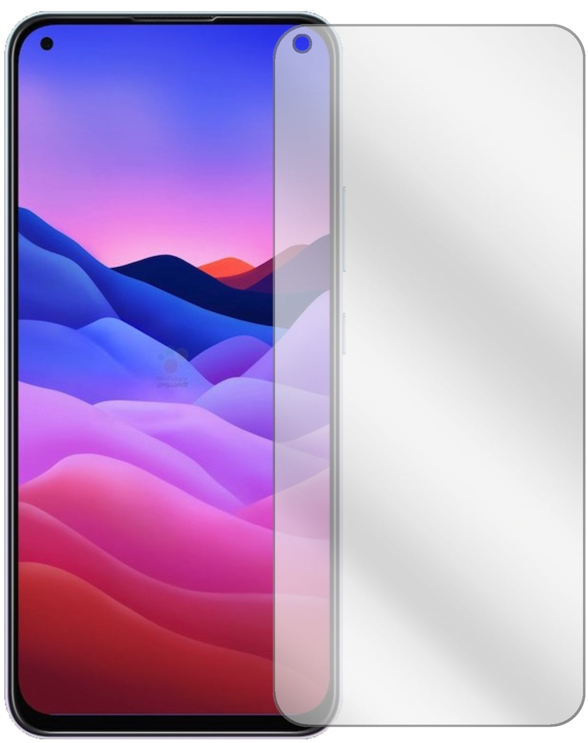 ZTEAxon 11 SE mit aufgebrachter dipos Displayschutzfolie, glasklare Darstellung ohne Einschränkungen
