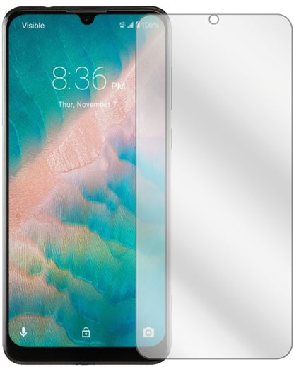 ZTEBlade 10 Prime mit aufgebrachter dipos Displayschutzfolie, glasklare Darstellung ohne Einschränkungen