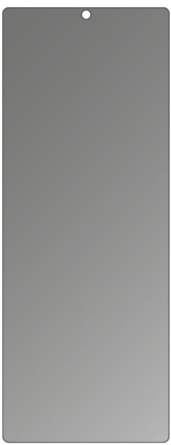 dipos Displayschutz für ZTE Blade 20 Pro 5G, mattierte Oberfläche, Blickschutzfilter und perfekter Passform