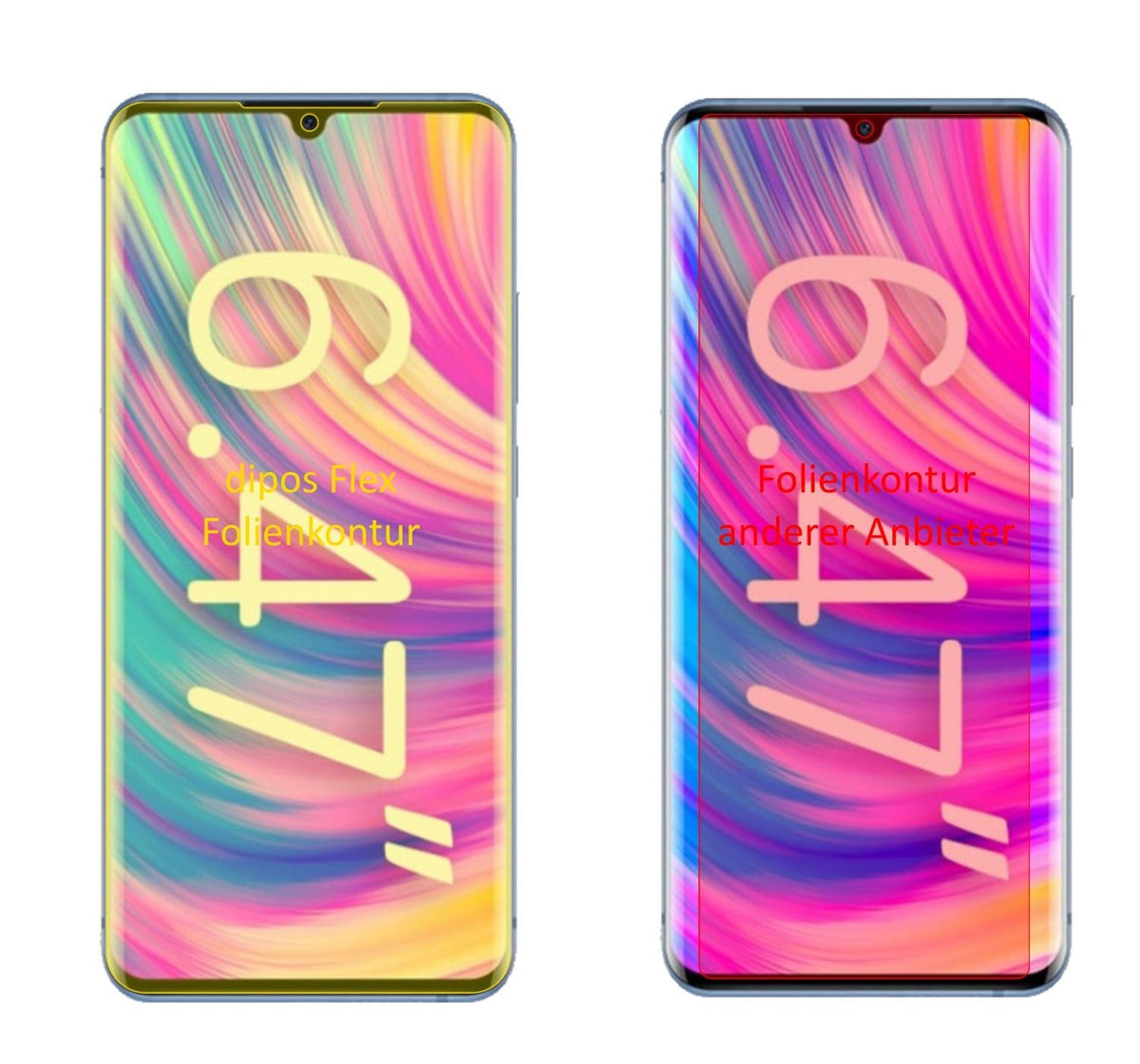 3x Screen Protector for ZTE Blade 20 Pro 5G Protective Film covers 100% Flex