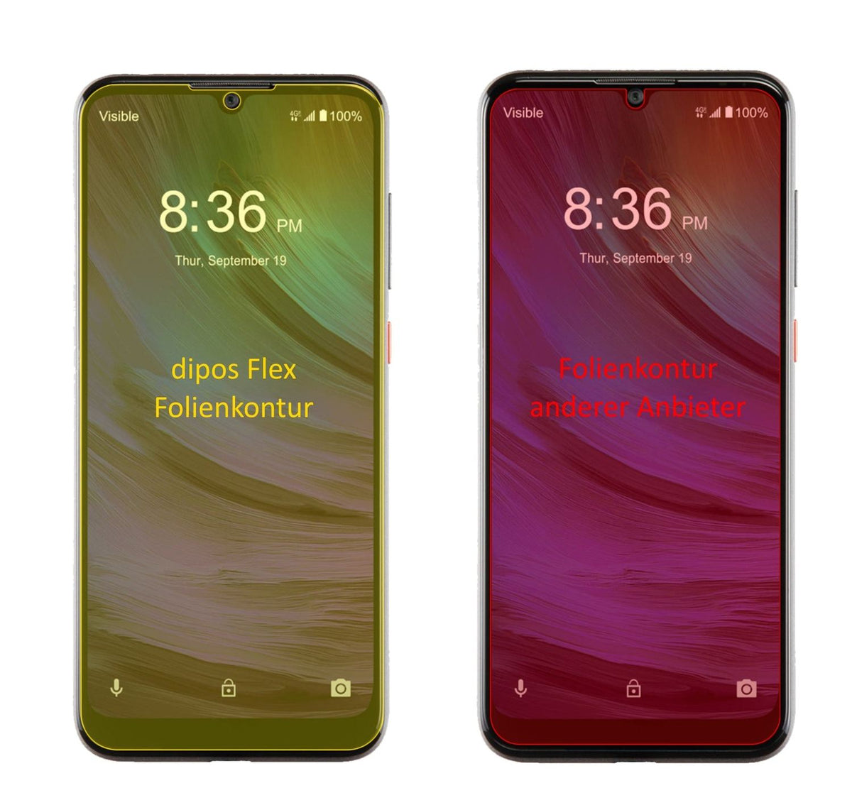 3x Screen Protector for ZTE Blade A7 Prime Protective Film covers 100% Flex