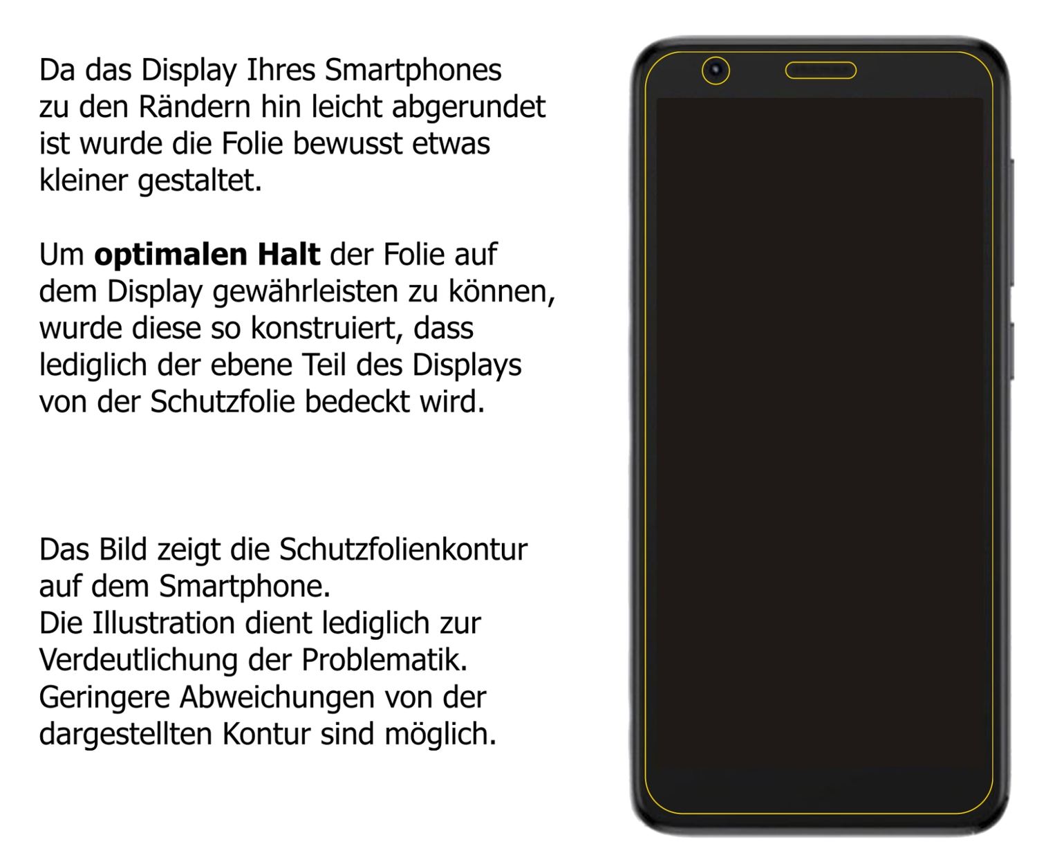Dünne und klare Folie passend zugeschnitten für ZTE Blade L9