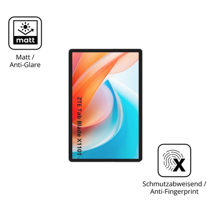 Dünne und entspiegelnde Folie passend zugeschnitten für ZTE Blade X1101