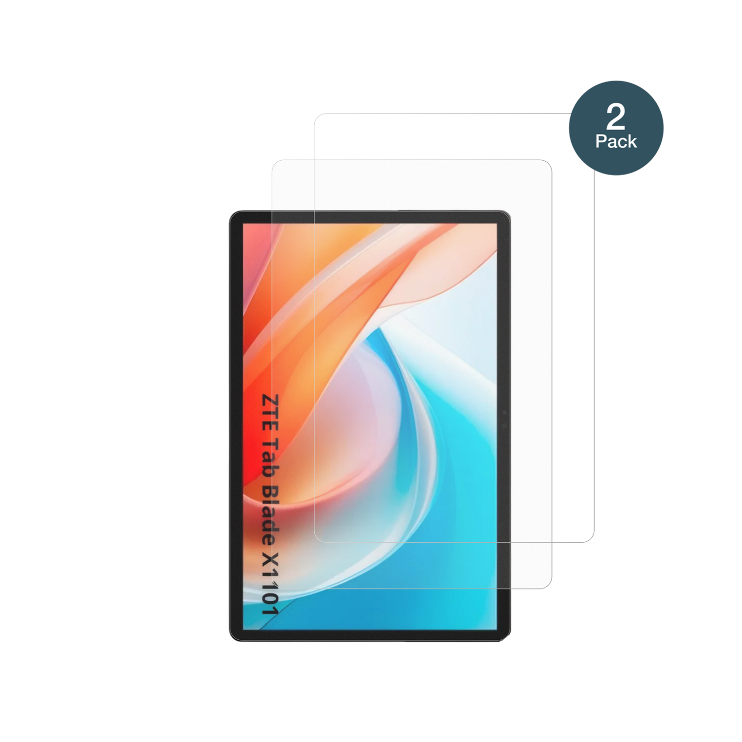 ZTEBlade X1101 mit aufgebrachter dipos Panzerfolie, die lästige Fingerabdrücke minimiert