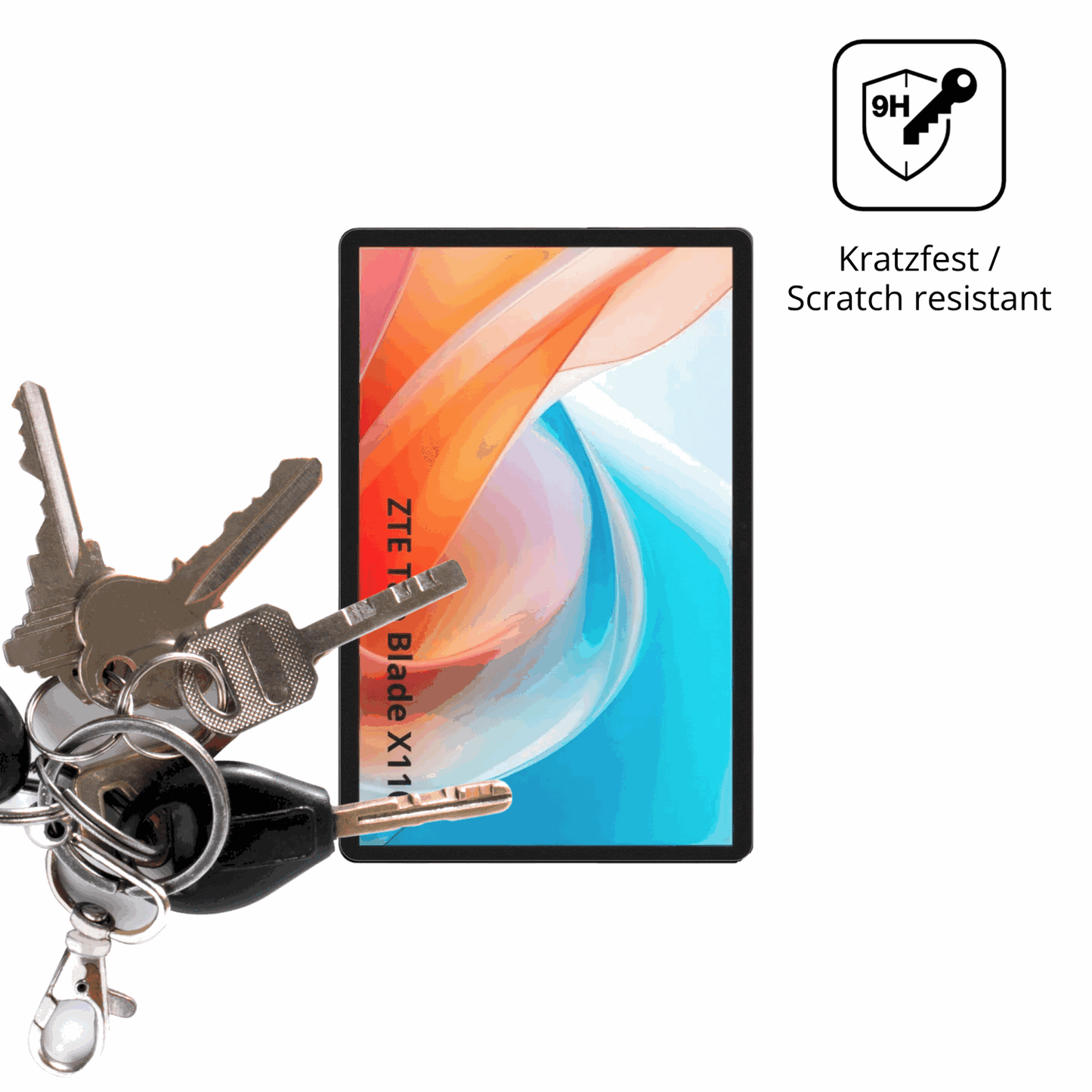 dipos Displayschutz für ZTE Blade X1101, mattierte Oberfläche, robuste Festigkeit und perfekte Passform