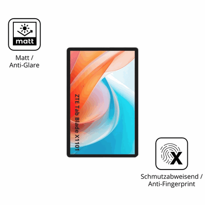 9H Hartbeschichtete, flexible Folie passend zugeschnitten für ZTE Blade X1101