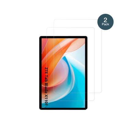 ZTEBlade X1101 mit aufgebrachter dipos Flex Schutzfolie, glasklare Darstellung ohne Einschränkungen