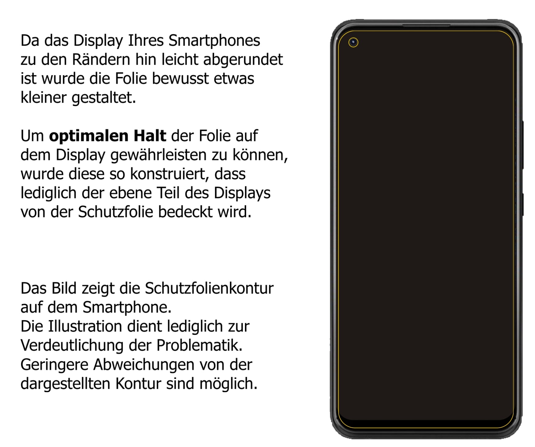 Privatsphäre-Schutz durch Sichtschutz-Folie passend zugeschnitten für ZTE Blade X1 5G