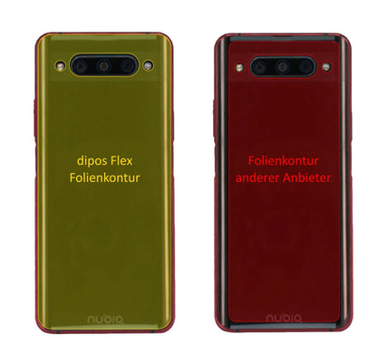 3x Full Cover Back Protector for ZTE nubia Z20 – Covers Curved Edges | dipos