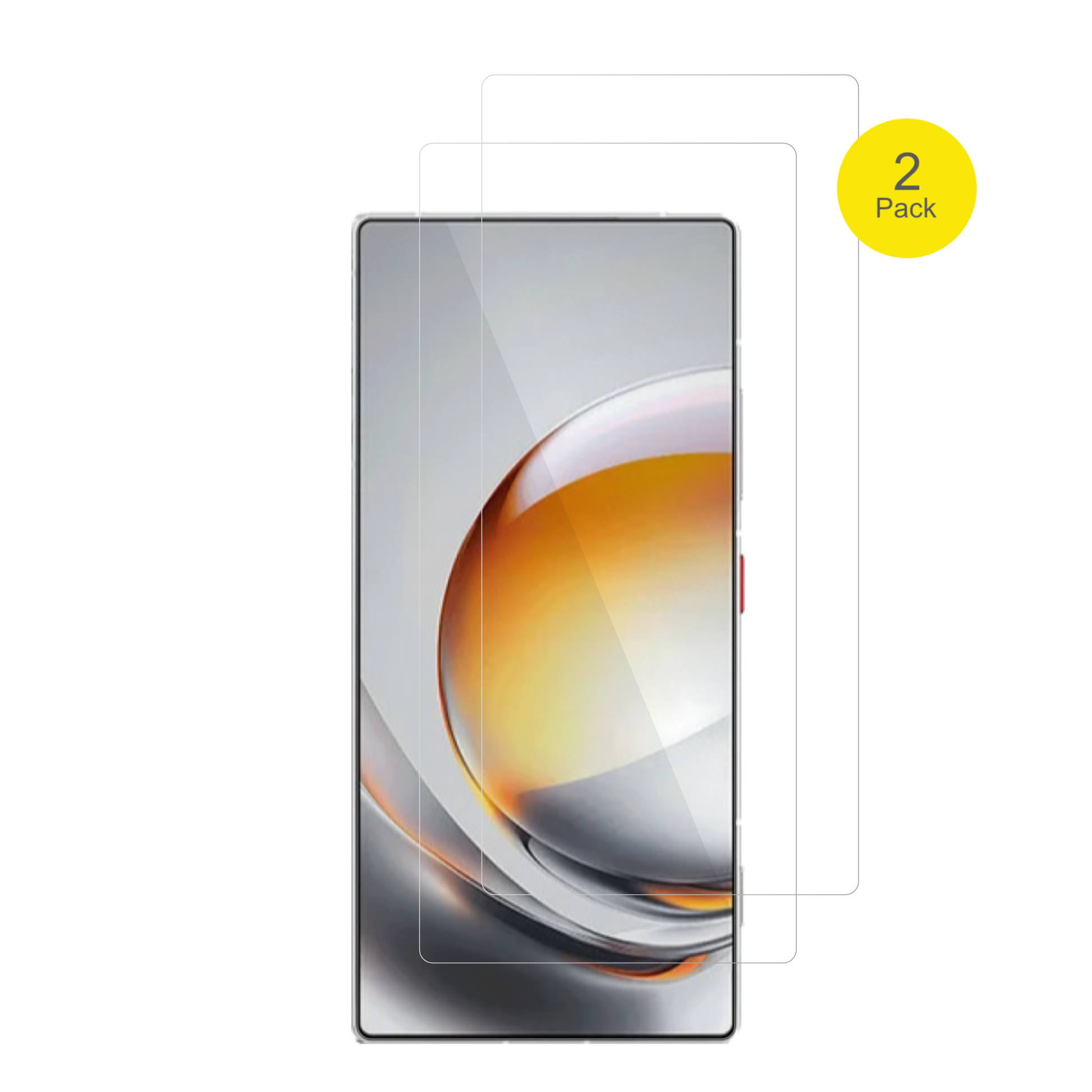ztenubia z80 ultra mit aufgebrachter dipos Displayschutzfolie, glasklare Darstellung ohne Einschränkungen