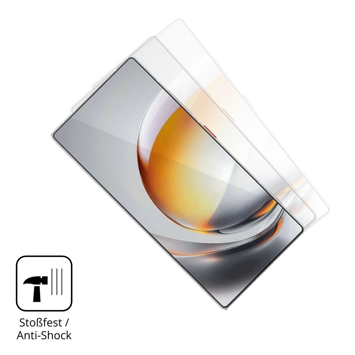 Schutz gegen Kratzer auf dem ztenubia z80 ultra Glas durch Schlüssel oder Ähnliches