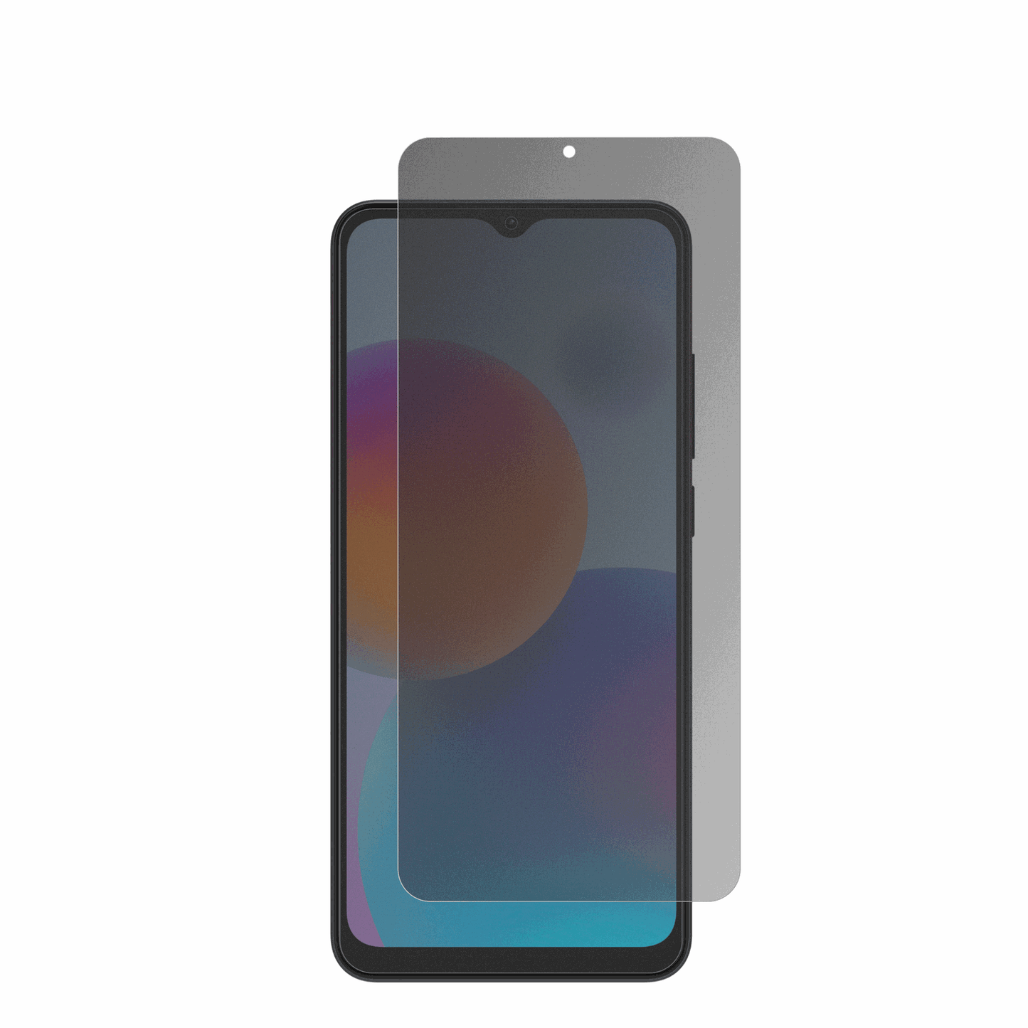ZTEOptus X Pro 2 5G mit aufgebrachtem dipos Displayschutz, der seitliche Einblicke blockiert