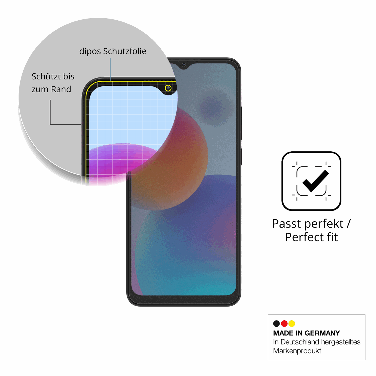 Schutz gegen Kratzer auf dem ZTE Optus X Pro 2 5G Glas durch Schlüssel oder Ähnliches