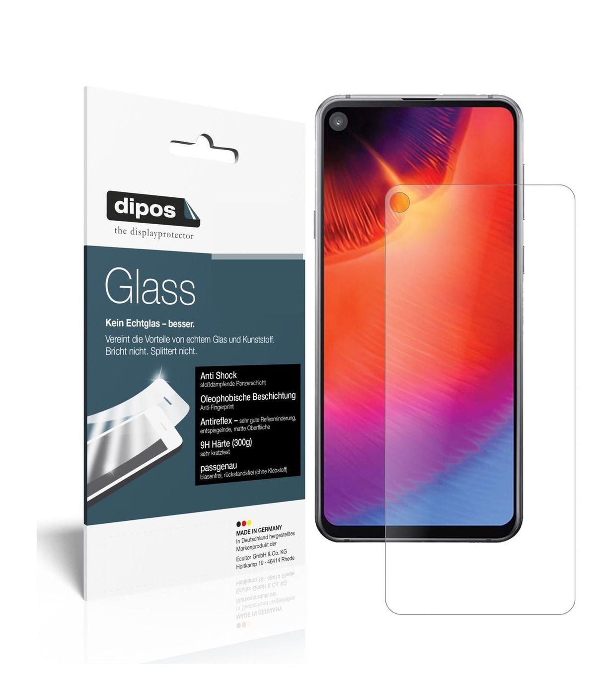 Screen Protector for I Samsung Galaxy A8s I matte I Flexible Glass 9H dipos
