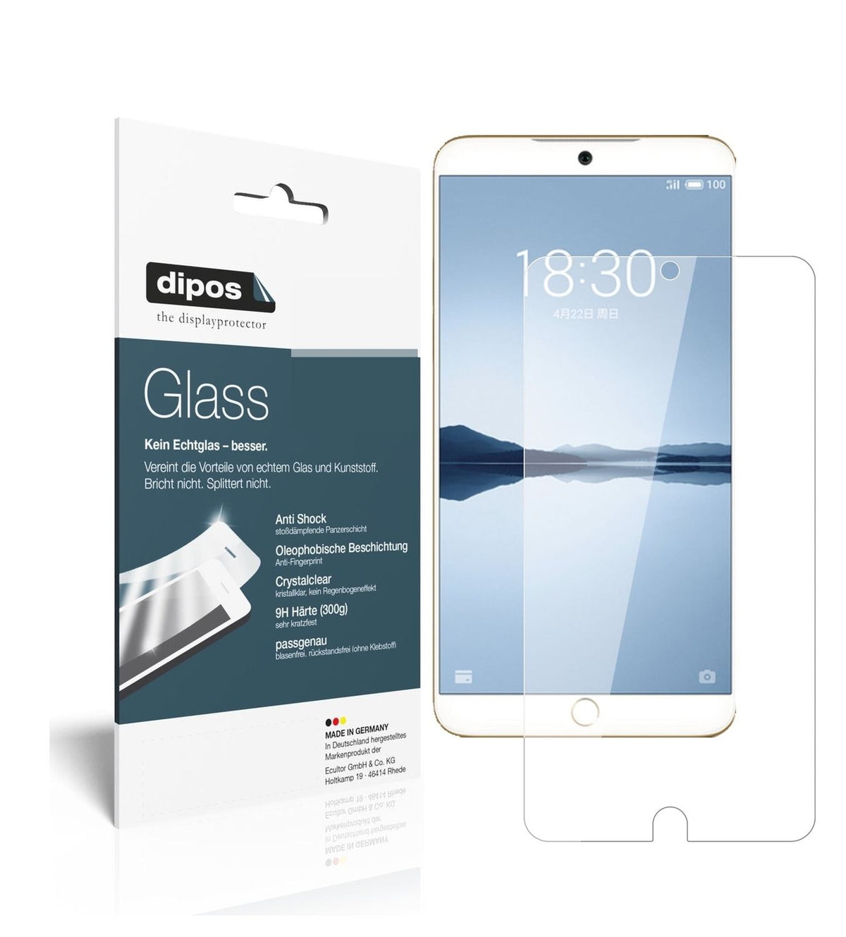 1x 9H Screen Protector for Meizu 15 Tempered Glass